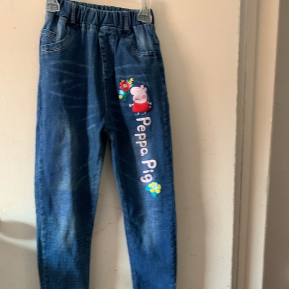Peppa Pig Kids Jeans high waisted 150cm - Picture 2 of 4